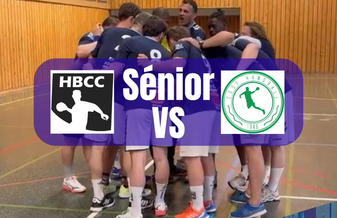 🔵⚪ Dernier match à domicile pour nos Seniors : tous derrière le HBCC ! - HandBall Club de Chaponnay